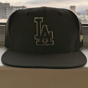 New Era LA Cap Black/Gold 7 1/2